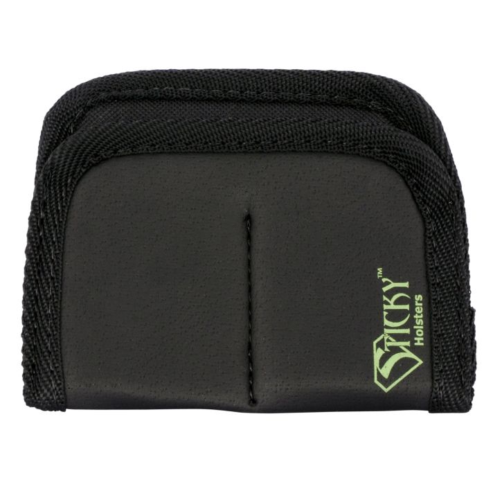 Sticky Holsters DMMS Dual Mini Mag Sleeve IWB Black/Green Latex Free Rubber Pocket