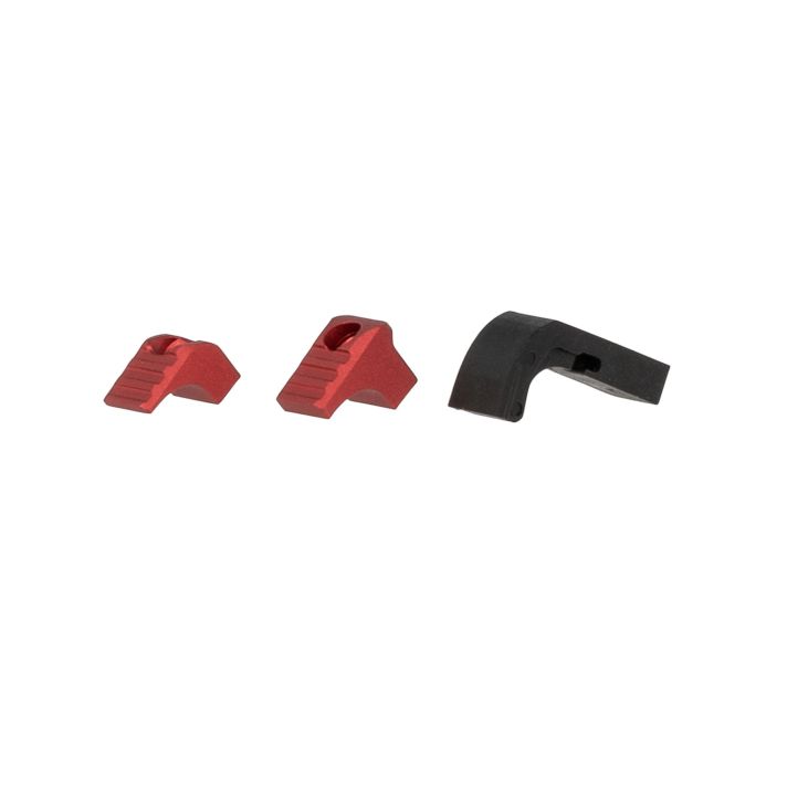 Strike Industries G4MAGRELEASERED Modular Magazine Release SI-G4 Compatible w/Most Glock Gen4-5, Red Aluminum