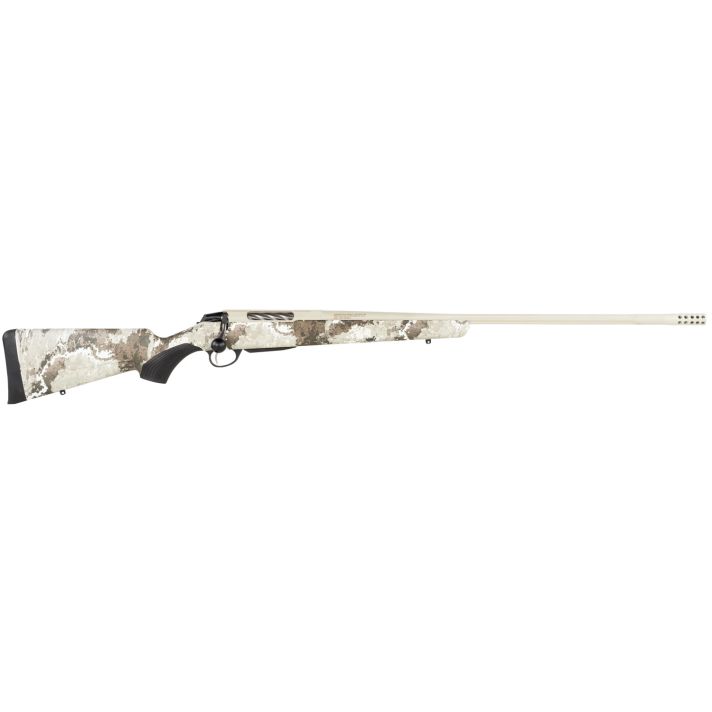 Tikka JRTXVA382 T3x Lite 6.5 Creedmoor 3+1 24.30" Stainless Fluted Threaded Barrel, Drilled & Tapped Steel Receiver, Veil Alpine Fixed Synthetic Stock, Black Interchangeable Backstrap Grip