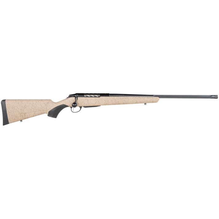 Tikka JRTXRT316 T3x Lite Full Size 308 Win 3+1 22.40" Black Fluted Threaded Barrel, Drilled & Tapped Steel Receiver, Black Webbed Tan Roughtech Synthetic Stock, Black Interchangeable Backstrap Grip