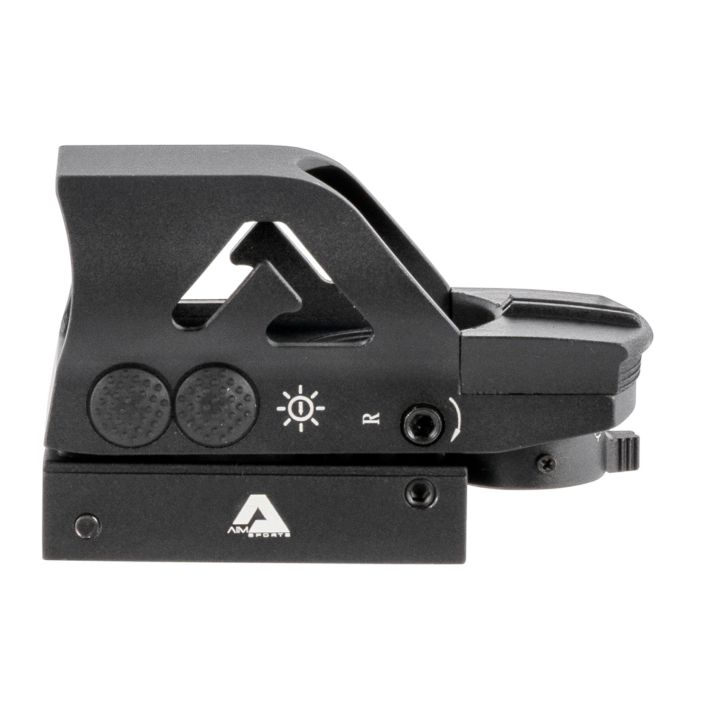 Aim Sports RT506C Full-Size Reflex SightMatte Black 1x34mm Red/Green Multi Reticle