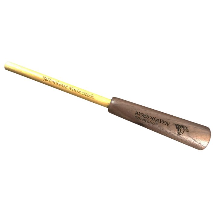 Woodhaven WH085 Ninja StickStriker Call Attracts Turkeys Natural Walnut