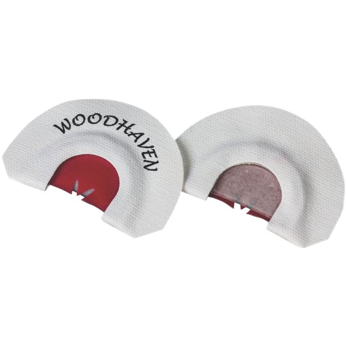 Woodhaven WH013 Red WaspDiaphragm Call Triple Reed Attracts Turkeys White