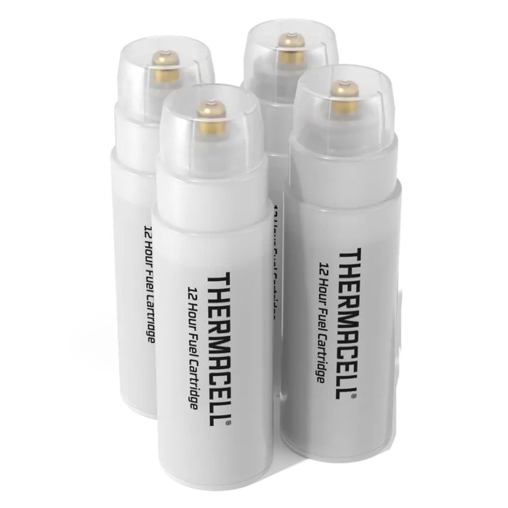 Thermacell C4 Repellent RefillWhite Effective 15 ft Odorless Scent Fuel Cartridge Repels Mosquito Effective Up to 48 hrs 4 Per Pkg