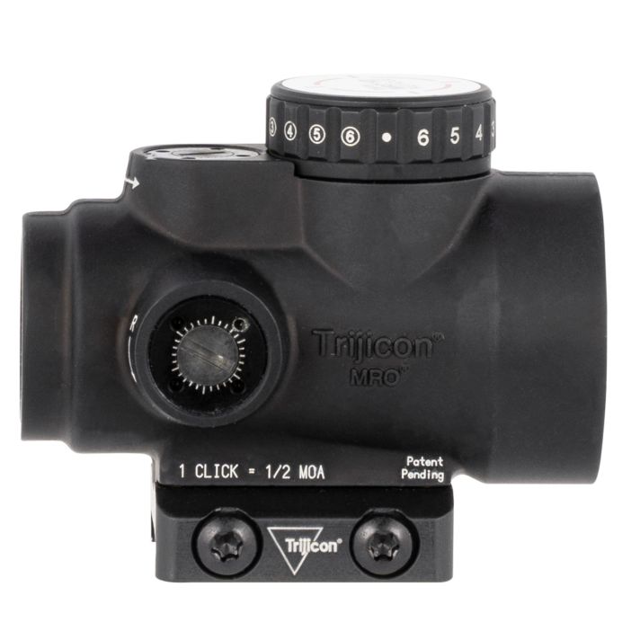 Trijicon 2200051 MRO HD Matte Black 1 x 25 mm 2 MOA Red Dot/68 MOA Circle Multi Reticle Low Mount