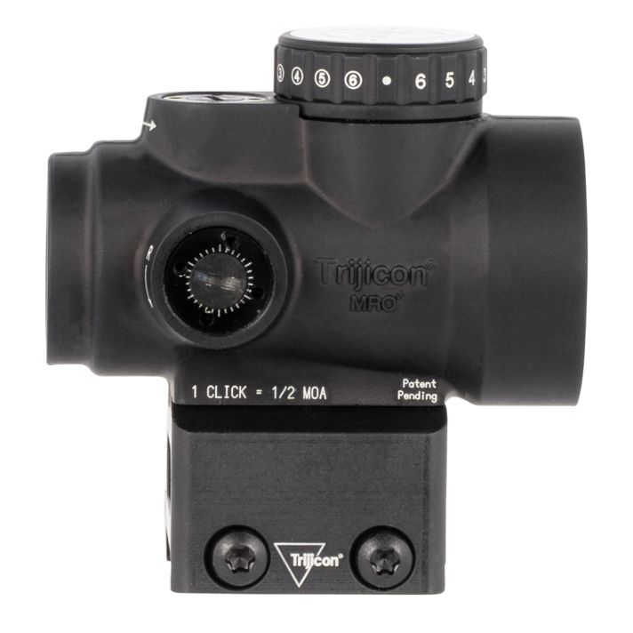 Trijicon 2200052 MRO HD Matte Black 1 x 25 mm 2 MOA Red Dot/68 MOA Circle Multi Reticle Full Cowitness Mount