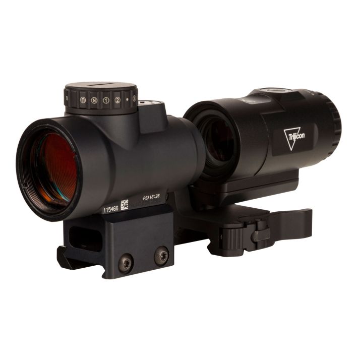 Trijicon 2200057 MRO HD Matte Black 1x/3x 25 mm 2 MOA Red Dot/68 MOA Circle Multi Reticle Magnifier