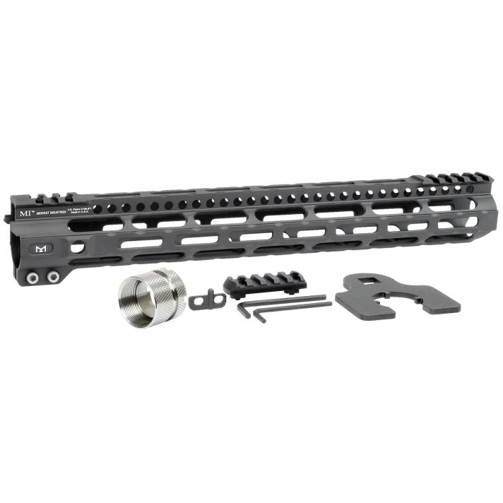Midwest Industries MIULW14 UltralightAR-15 Black Hardcoat Anodized Aluminum/Polymer 14" Picatinny/M-LOK