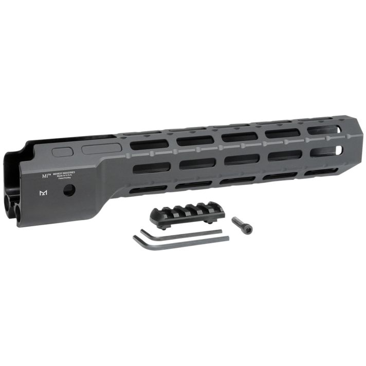 Midwest Industries MICRPC9 CombatRuger PC9 M-Lok Handguard Black Hardcoat Anodized 6061-T6 Aluminum 12"