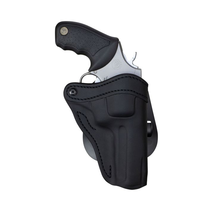 1791 Gunleather PDHR2SBLR RVH2OWB Stealth Black Leather Paddle Fits Ruger GP100 Right Hand