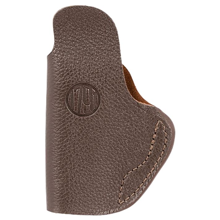 1791 Gunleather FCD1BRWR Fair ChaseIWB Size 01 Classic Brown Deer Hide Belt Clip Fits Ruger LCP 380/S&W Bodyguard Right Hand