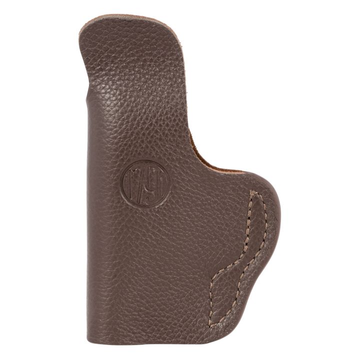 1791 Gunleather FCD3BRWR Fair ChaseIWB Size 03 Classic Brown Deer Hide Belt Clip Compatible w/Ruger LC9/Glock 42/43/43X Right Hand