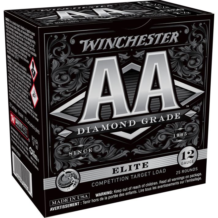 Winchester Ammo AADG12507 AA Diamond Grade 12Gauge 2.75" 1 1/8oz 7Shot 25 Per Box/10 Case