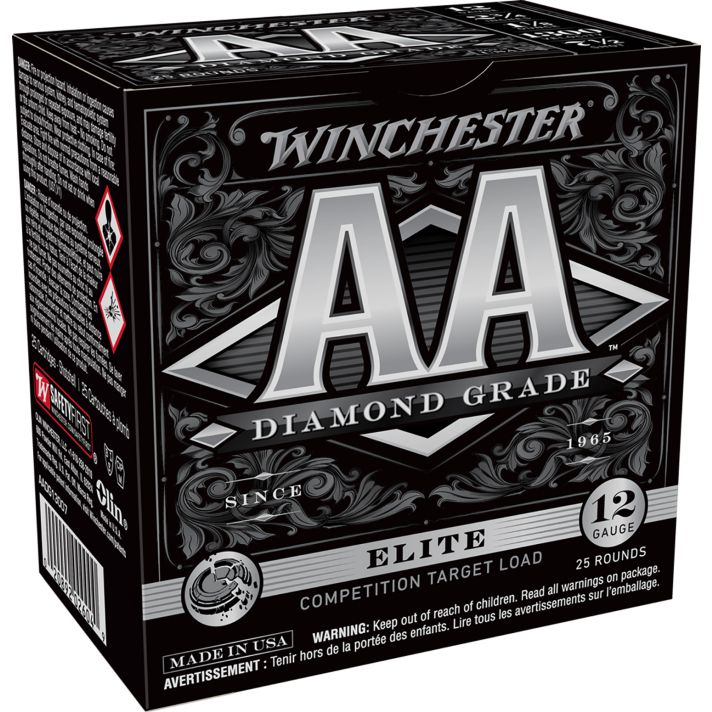 Winchester Ammo AADG13007 AA Diamond Grade 12Gauge 2.75" 1 1/8oz 7.5Shot 25 Per Box/10 Case