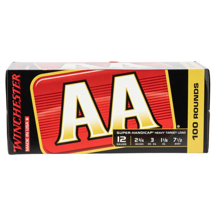 Winchester Ammo AAHA127VP AA Super Handicap Heavy Target 12Gauge 2.75" 1 1/8oz 7.5Shot 100 Bx/2 Case *Value Pack