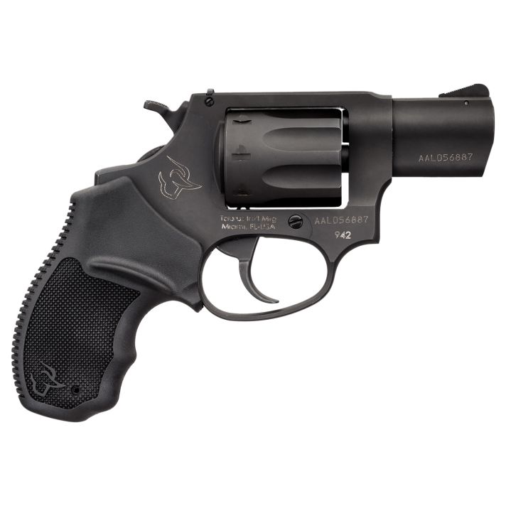 Taurus 2942021 94222 LR 8rd 2" Barrel, Overall Matte Black Finish Steel & Finger Grooved Black Polymer Grip