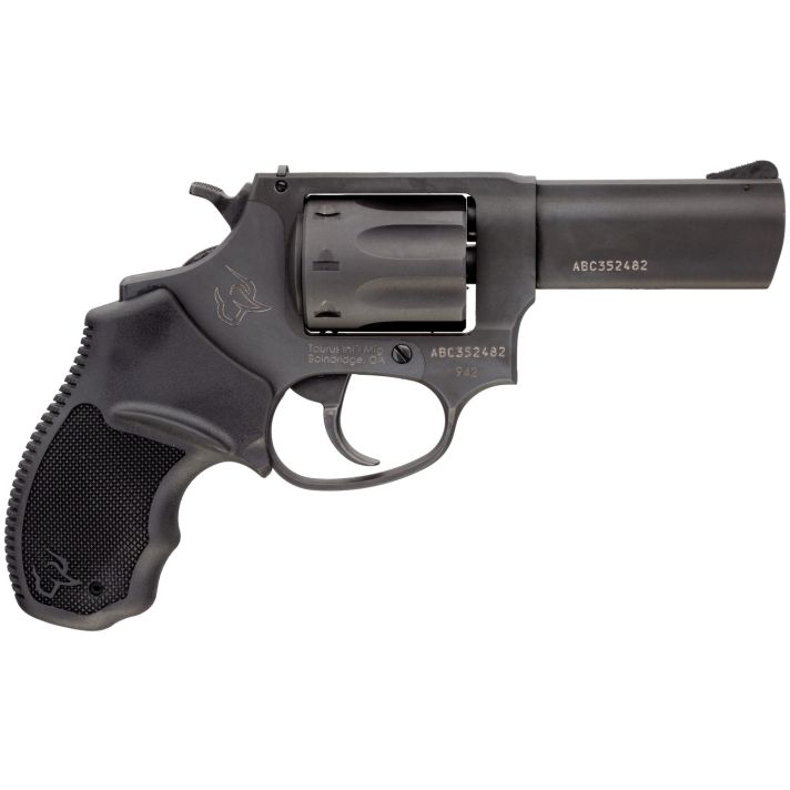Taurus 2942031 94222 LR 8rd 3" Barrel, Overall Matte Black Finish Steel & Finger Grooved Black Polymer Grip