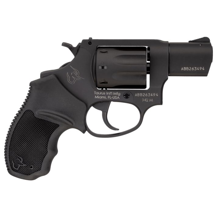 Taurus 2942M021 94222 WMR 8rd 2" Barrel, Overall Matte Black Finish Steel & Finger Grooved Black Polymer Grip