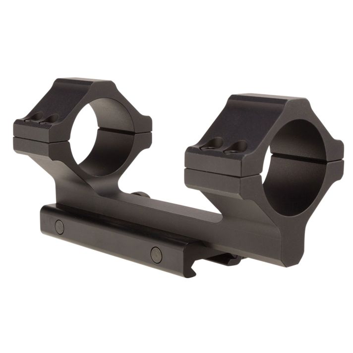 Trijicon AC22036 Colt Knob Scope Mount/Ring Combo Black Anodized Aluminum 34mm Tube, Picatinny Rail Mount, 0 MOA