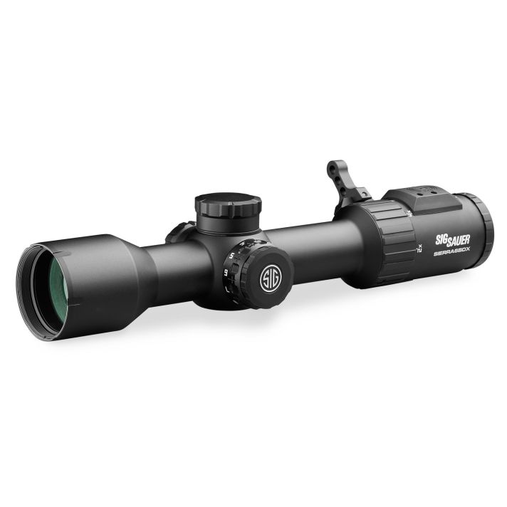 Sig Sauer Electro-Optics SOSBDX621 Sierra6BDX 2Black Anodized 2-12x40mm 30mm Tube Illuminated BDX-R2 Reticle