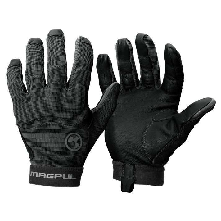 Magpul MAG1015-001 Patrol 2.0 Gloves Black Nylon/Leather Small