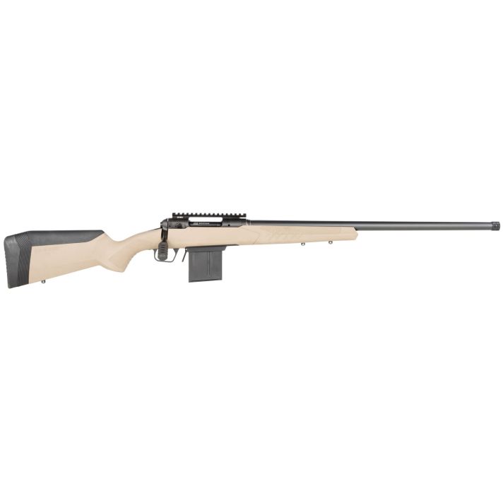 Savage Arms 57492 110 Tactical Desert 6.5 PRC 7+1 24", Matte Black Metal, Flat Dark Earth Fixed AccuStock with AccuFit