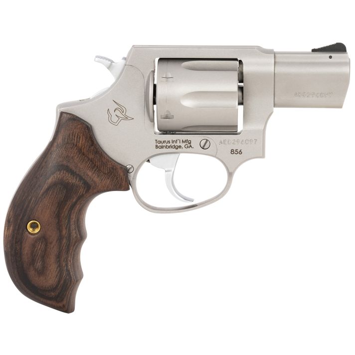 Taurus 2-856029SW 85638 Spl + P 6rd 2" Stainless Steel Walnut Grip