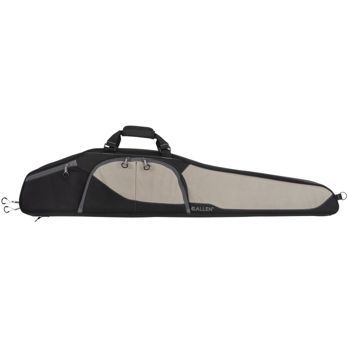 Allen 68246 Sawatch Rifle Case 46" Black Endura w/Tan Accents, Foam Padding, Accessory Pockets, Lockable Zippers & Plush Tricot Lining