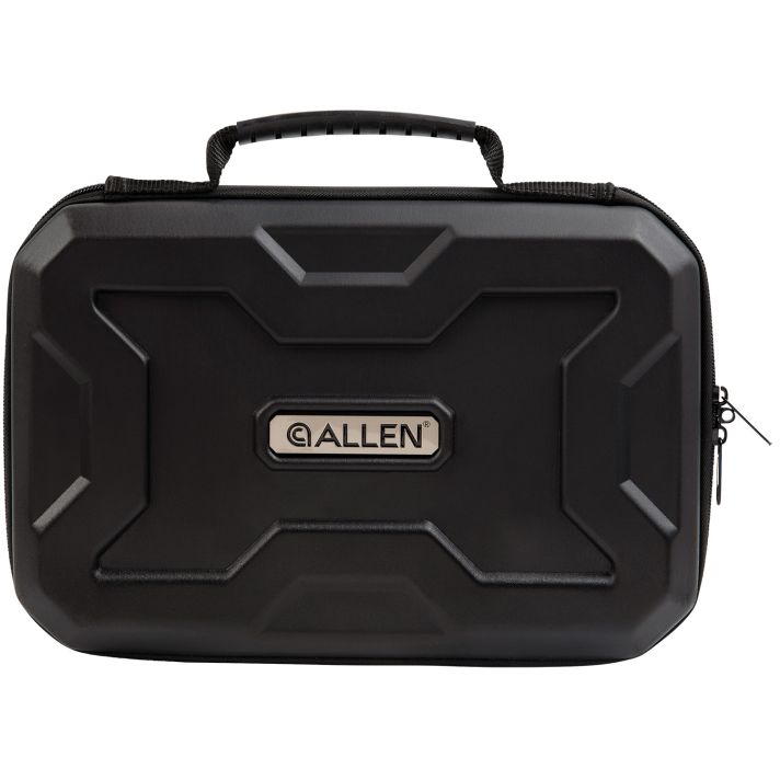 Allen 8212 EXOHandgun Case Black Polymer, Egg Crate Foam, Lockable Zipper & Molded Rubber Handle 12" L