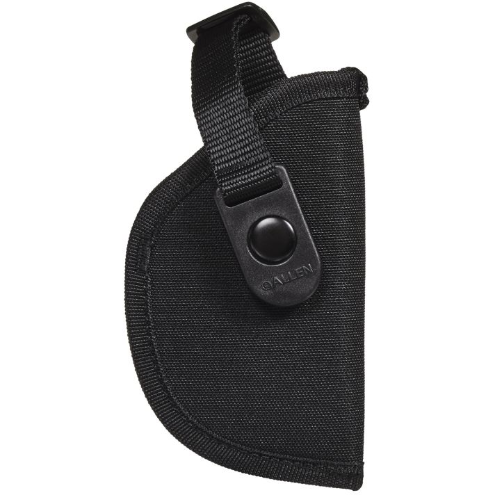 Allen 44805 CortezOWB, Size 05, Black Polyester, Fits S&W Bodyguard, Ruger LC/LCP II, Belt Loop Mount Right Hand