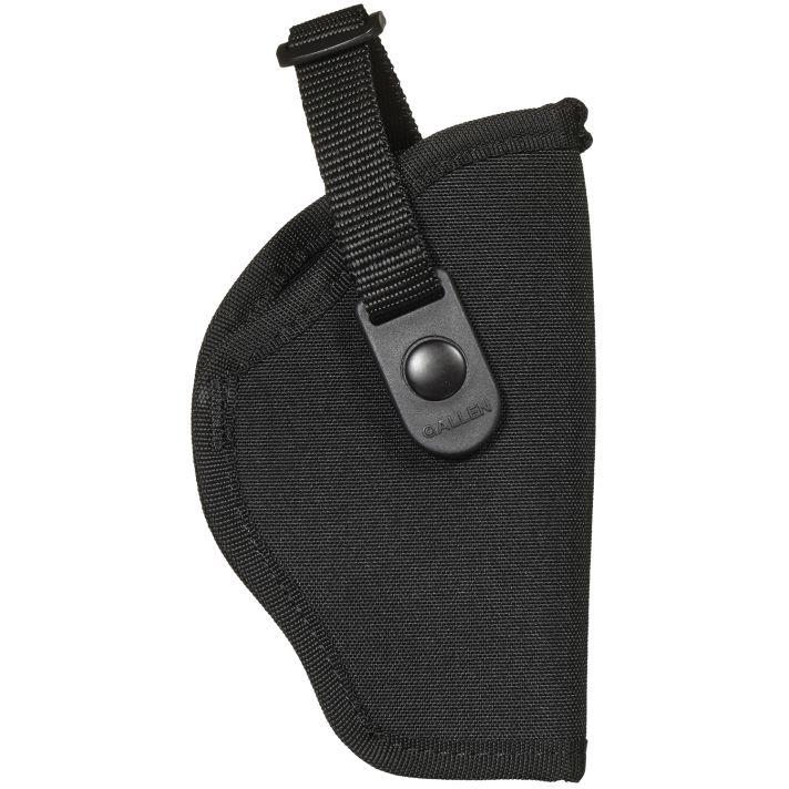 Allen 44807 CortezOWB, Size 07, Black Polyester, Belt Loop Compatible w/Glock 17/22, Security-9 Right Hand