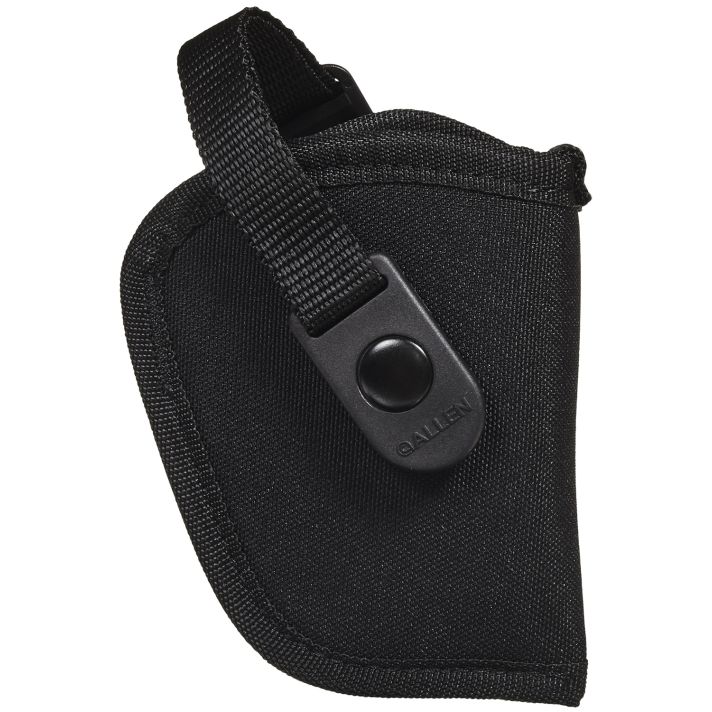 Allen 44809 CortezOWB, Size 09 Black Polyester, Fits Small Frame 5rd Revolver w/Hammer Spur, Belt Loop Mount Right Hand