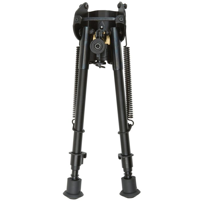 Allen 2188 BozemanRifle Bipod Black Aluminum w/Sling Swivel Mount, Rubber Feet & 9-13" Vertical Adjustment