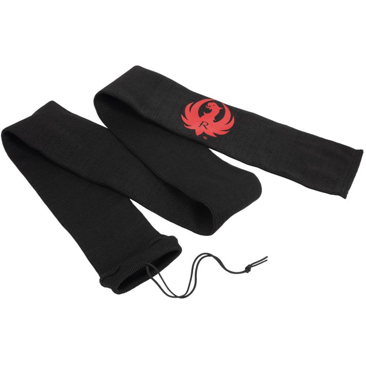 Ruger 13401 Gun Sock52" Rifle Or Shotgun, Black Knit With Ruger Logo