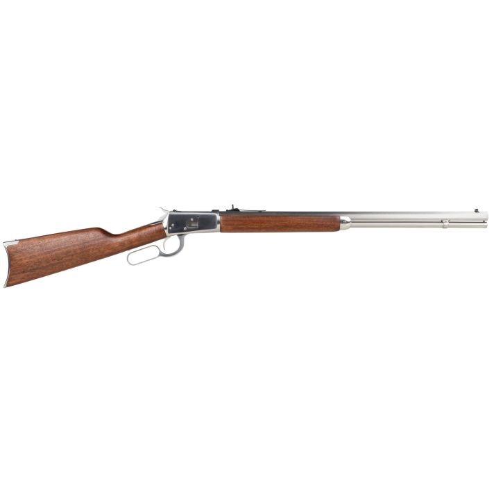 Rossi 923572493 R9238 Special +P or 357 Mag Caliber with 12+1 Capacity, 24" Octagon Barrel, Polished Stainless Metal Finish & Brazilian Hardwood Stock, Right Hand (Full Size)