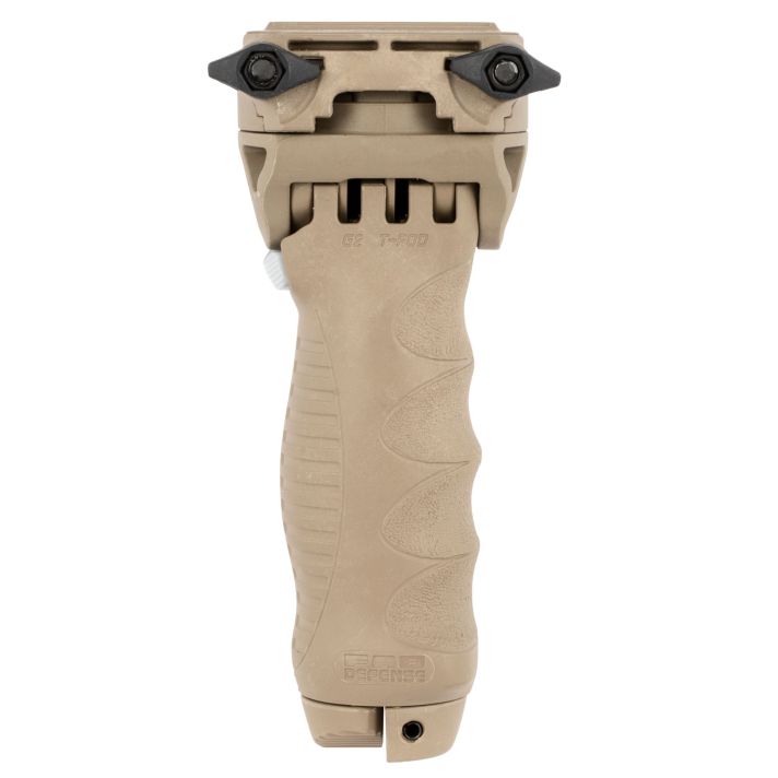 FAB Defense FXTPODG2T T-Pod G2 Rotating Tactical Foregrip & Bipod 5 Position Adjustable LegsFlat Dark Earth Fiberglass Reinforced Polymer & Anodized Aluminum
