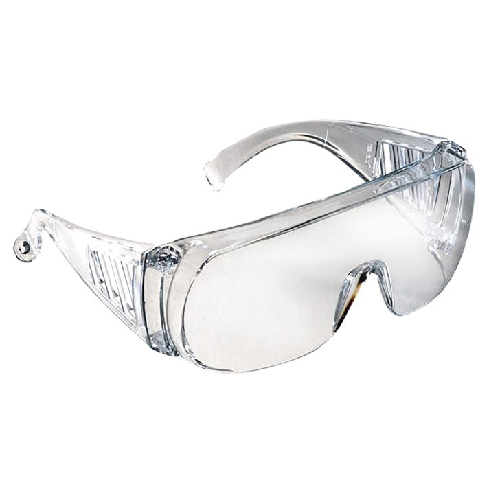 Radians CV0010 Coveralls Shooting Glasses Adult Clear Lens Polycarbonate Clear Frame