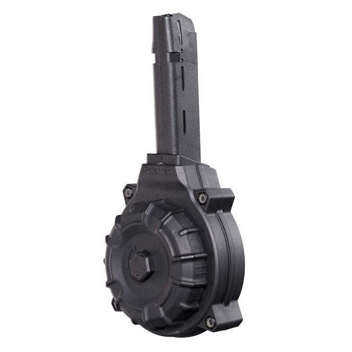 ProMag DRMA19 Standard50rd Drum 40 S&W Compatible w/ Glock 22/23 Black DuPont Zytel Polymer