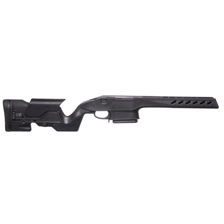 Archangel AA700SA Precision Elite StockBlack Synthetic Fixed with Adjustable Cheek Riser for Remington 700 Short Action Includes Mag