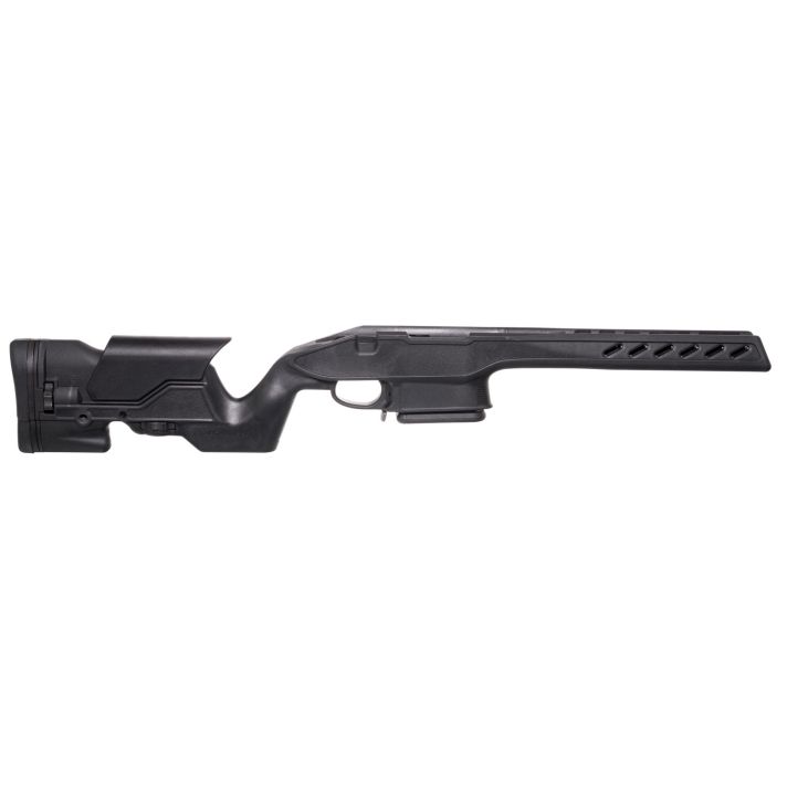 Archangel AA1500SA Precision StockBlack Synthetic Fixed with Adjustable Cheek Riser for Weatherby Vanguard; Howa 1500 Short Action Includes Mag