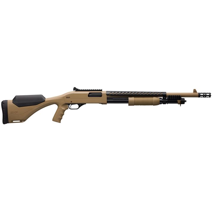 Winchester Repeating Arms 512410395 SXP Extreme Defender 12 Gauge 3" 18" 5+1 Flat Dark Earth Rec/Barrel Flat Dark Earth Fixed Pistol Grip with Adjustable Comb Stock