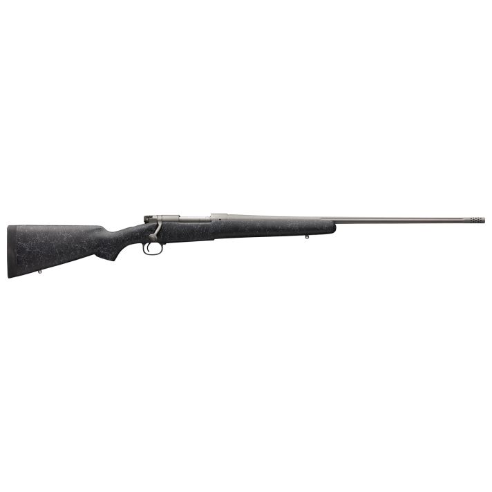 Winchester Guns 535238229 Model 70 Extreme 264 Win Mag 3+1 Cap 26" Tungsten Gray Cerakote Rec/Barrel Textured Charcoal Gray Fixed Bell & Carlson Stock Right Hand with MOA Trigger System (Full Size)