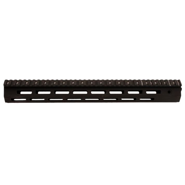 Troy Ind SRAIML115BT00 Battle Rail15" L Aluminum with Black Anodized Finish & M-LOK Slots for AR-15