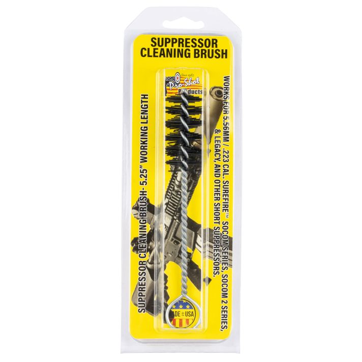 Pro-Shot SPRBRUSH Suppressor Cleaning Brush .223/ 5.56mm Compatible w/Surefire SOCOM Series/SOCOM Series 2/Legacy/Warden