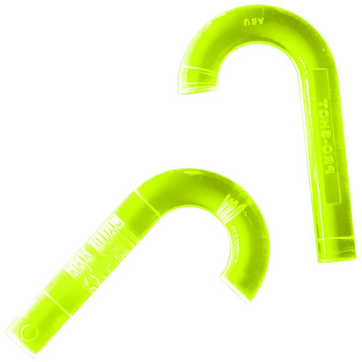 Pro-Shot BLGREEN2PK UV Bore Light.22 Cal/ 9mm & Up Rifle/Pistol Fiber Optic Illuminator Neon Green 2 Pack