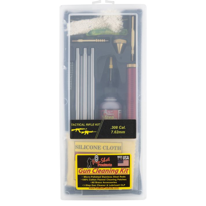 Pro-Shot TR308KIT Tactical Classic Box Kit Multi-Caliber Rifle/Black Plastic Case