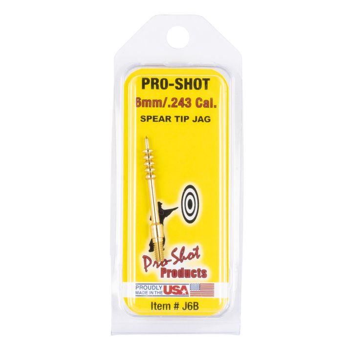 Pro-Shot J6B Jag6mm Rifle #8-32 Thread Spear Tip Brass