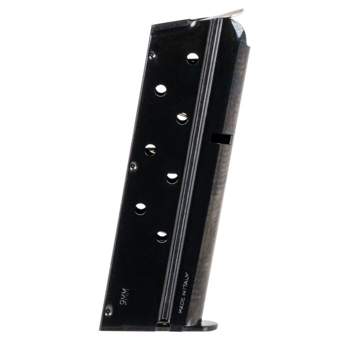 Mec-Gar MGCGOV9LCB StandardBlued Detachable 8rd 9mm Luger for 1911 Officer