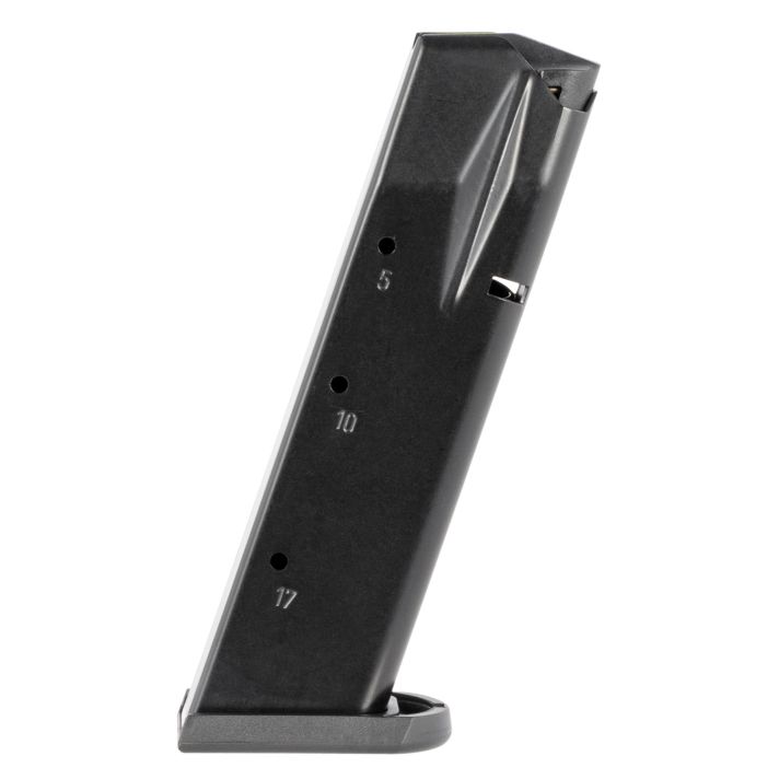 Mec-Gar MGWIT9SFAFC Standard17rd 9mm Luger Fits Tanfoglio Witness Small Frame Blued w/Anti-Friction Coating Carbon Steel