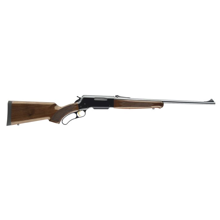 Browning 034009182 BLR Lightweight 6.5 Creedmoor 4+1 20" Polished Blued Barrel, Polished Black Alloy Receiver, Grade 1 Gloss Black Walnut Pistol Grip Stock, Optics Ready
